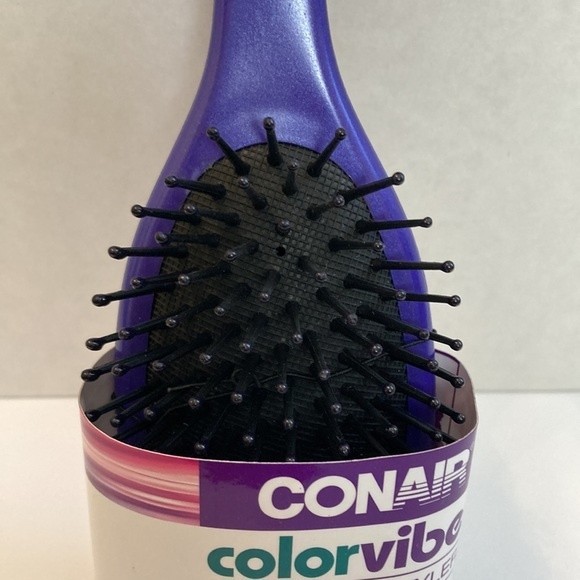 Conair Color Vibes Purple Hair Brush Everyday Stylers NWT - Picture 3 of 9